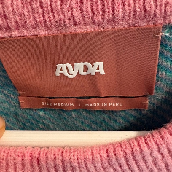 Ayda Pink and Blue Pepper Sweater - Picture 5 of 11